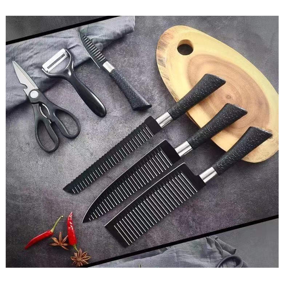 Miniatura 4 de Set Cuchillos Profesional 6Pzs Pela papa